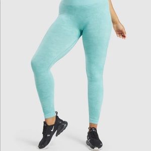 Gymshark Camo Seamless Leggings Teal